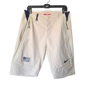 Men's NIKE Shorts  Track & Field Beige USA Team Gear Medium